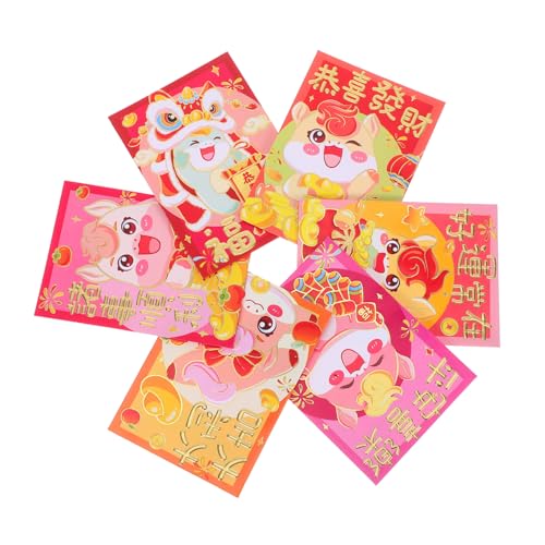OFFSCH 120 Stück Rote Umschläge Cartoon Pferd Design Chinesisches Neujahrsfest Geldumschläge für Bargeld Geschenke und Grußkarten Langlebig Festlich für Frühlingsfest und Hochzeit OFFSCH 120 Stück Rote Umschläge Cartoon Pferd Design Chinesisches Neujahrsfest Geldumschläge für Bargeld Geschenke und Grußkarten Langlebig Festlich für Frühlingsfest und Hochzeit von OFFSCH