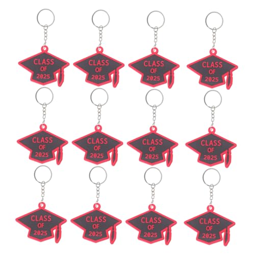 OFFSCH 12pcs Klasse Des Abschlusses Schlüsselbund Inspirierender Schlüssel Ringanhänger Für Schüler Andenken, Die Für Ihn Ihre Abschlussfeiern Versorgt, Schwarz Rot OFFSCH 12pcs Klasse Des Abschlusses Schlüsselbund Inspirierender Schlüssel Ringanhänger Für Schüler Andenken, Die Für Ihn Ihre Abschlussfeiern Versorgt, Schwarz Rot von OFFSCH