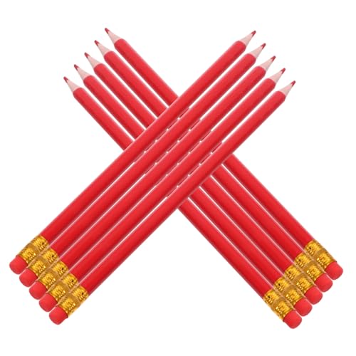 OFFSCH 12stücke Vorgespitzte Radierbare Buntstifte Rot Für Zeichnungen Ausmalen Kartierungen Und Prüfungen Mit Radiergummi Für Sauberes Korrigieren Für Künstler Lehrer Und Schüler OFFSCH 12stücke Vorgespitzte Radierbare Buntstifte Rot Für Zeichnungen Ausmalen Kartierungen Und Prüfungen Mit Radiergummi Für Sauberes Korrigieren Für Künstler Lehrer Und Schüler von OFFSCH