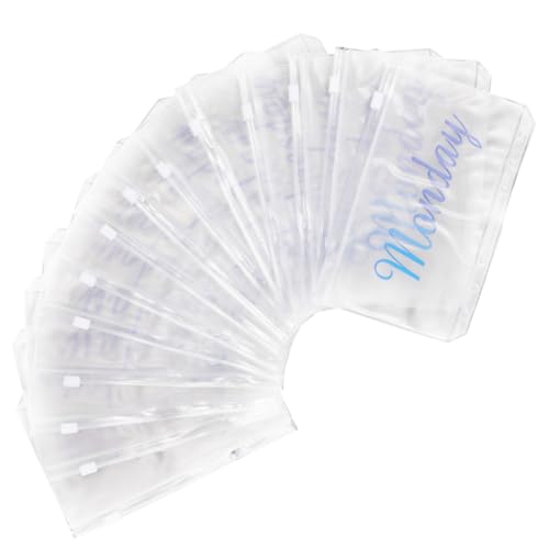 OFFSCH 14 Stück Teiliges PVC Transparente Binder Pouch mit Reißverschluss Robuste Dokumententaschen für Geld Budget und Loseblatt-organizer Abheftbar Vielseitig für Büro und Alltag OFFSCH 14 Stück Teiliges PVC Transparente Binder Pouch mit Reißverschluss Robuste Dokumententaschen für Geld Budget und Loseblatt-organizer Abheftbar Vielseitig für Büro und Alltag von OFFSCH