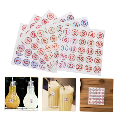 OFFSCH 15 Blatt Selbstklebende Reißfeste Nummernsticker in Roter Wasserfeste Nummerierungsetiketten für Flaschen Becher Behälter Rückstandsfrei Langlebig für Schule Büro Outdoor OFFSCH 15 Blatt Selbstklebende Reißfeste Nummernsticker in Roter Wasserfeste Nummerierungsetiketten für Flaschen Becher Behälter Rückstandsfrei Langlebig für Schule Büro Outdoor von OFFSCH