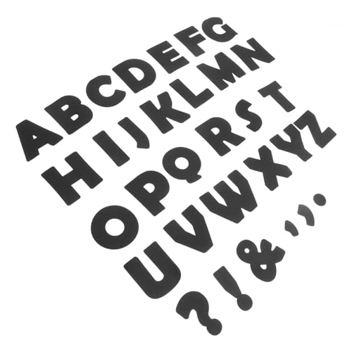 OFFSCH 150 Stück Glitzernde Buchstabenkarten Papier Pinnwand Plakattafel Buchstaben Für Wanddekoration Buchstaben Für Bulletin Buchstaben Buchstaben Für Brieftafeln Große von OFFSCH