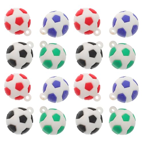 OFFSCH 16 Stück Fußball- Realistischer Pvc-sport- Für Armbänder Schmuckherstellung Party-dekorationen Zum Thema Fußball. OFFSCH 16 Stück Fußball- Realistischer Pvc-sport- Für Armbänder Schmuckherstellung Party-dekorationen Zum Thema Fußball. von OFFSCH