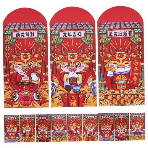 OFFSCH 18 Stück Teiliges Große Rote Umschläge aus Dekorative Traditionelle Lunar Year Envelopes Kreative Rote Taschen für Bargeldgeschenke Chinesisches Neujahrsfest Geschenkumschläge OFFSCH 18 Stück Teiliges Große Rote Umschläge aus Dekorative Traditionelle Lunar Year Envelopes Kreative Rote Taschen für Bargeldgeschenke Chinesisches Neujahrsfest Geschenkumschläge von OFFSCH