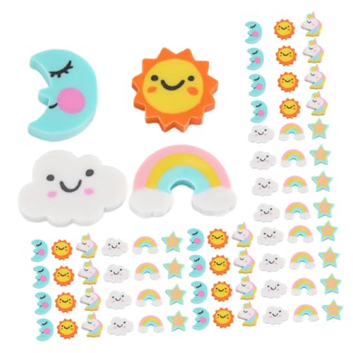 OFFSCH 180 Stück Mini Radiergummis mit Wolken Mond Sterne Formen Bunte Schulbedarf Radierer für Schüler Vielseitig für Schule Partygeschenke und Belohnungen OFFSCH 180 Stück Mini Radiergummis mit Wolken Mond Sterne Formen Bunte Schulbedarf Radierer für Schüler Vielseitig für Schule Partygeschenke und Belohnungen von OFFSCH