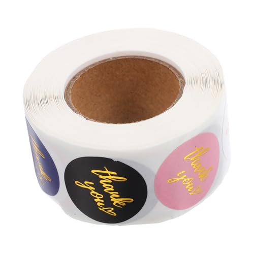 OFFSCH 1Rolle Dankeschön Aufkleber Dekorative Geschenkbox Versiegelungsaufkleber Selbstklebende Etiketten für und Partys für Dankeskarten und Einladungen OFFSCH 1Rolle Dankeschön Aufkleber Dekorative Geschenkbox Versiegelungsaufkleber Selbstklebende Etiketten für und Partys für Dankeskarten und Einladungen von OFFSCH