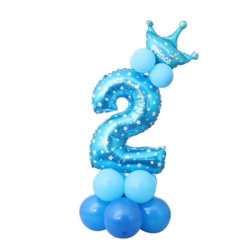 OFFSCH 2 Luftballons Zahlenballons zahlen luftballon Anzahl einstellen Ballonsäule von OFFSCH