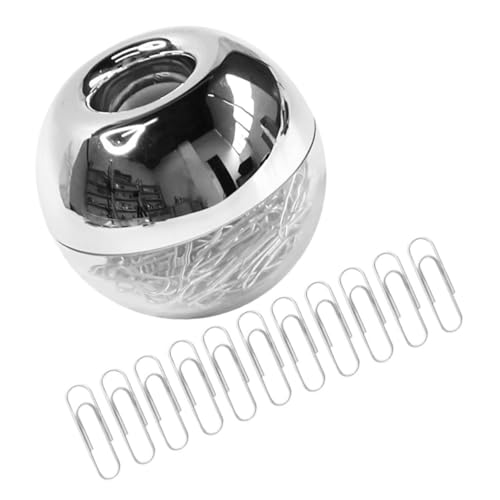 OFFSCH 2 Sätze Metall-paperclips mit Magnetischer Aufbewahrungsbox Robuste Kleine Büroklammern als Lesezeichen und Dekorative Schreibtisch-accessoires für Schule und Büro OFFSCH 2 Sätze Metall-paperclips mit Magnetischer Aufbewahrungsbox Robuste Kleine Büroklammern als Lesezeichen und Dekorative Schreibtisch-accessoires für Schule und Büro von OFFSCH
