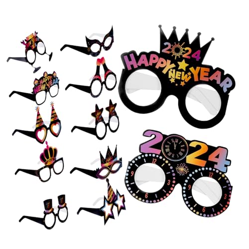 OFFSCH 2 Sätze Year Party Brillen Papiergläser Party Accessoire Kostüm Brillen für Erwachsene und Jugendliche Festliche Neujahrsfeier Dekoration OFFSCH 2 Sätze Year Party Brillen Papiergläser Party Accessoire Kostüm Brillen für Erwachsene und Jugendliche Festliche Neujahrsfeier Dekoration von OFFSCH