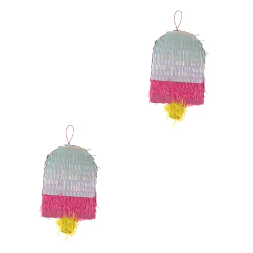 OFFSCH 2 Stk Pinata-spielzeug Piñata Für Kinderpartys Piñata Für Erwachsene Mexikanische Piñata Kinder Im Freien Spielzeug Für Draußen Regenbogenfarbene Piñata Eistüte-pinata Papier OFFSCH 2 Stk Pinata-spielzeug Piñata Für Kinderpartys Piñata Für Erwachsene Mexikanische Piñata Kinder Im Freien Spielzeug Für Draußen Regenbogenfarbene Piñata Eistüte-pinata Papier von OFFSCH