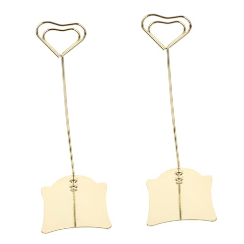OFFSCH 2 Stück Edelstahl Tischkartenhalter Herzform Rostfrei Vielseitig für Speisekarte Platz Memo halter für Hochzeit Party Buffet Wiederverwendbar und Stabil OFFSCH 2 Stück Edelstahl Tischkartenhalter Herzform Rostfrei Vielseitig für Speisekarte Platz Memo halter für Hochzeit Party Buffet Wiederverwendbar und Stabil von OFFSCH