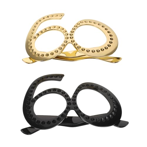 OFFSCH 2 Stück Geburtstagsbrille aus Leichtem Abs Material Lustige Zahlengläser Robuste Bequeme Partybrillen für Fotoaktionen und Festliche Geburtstagsfeiern OFFSCH 2 Stück Geburtstagsbrille aus Leichtem Abs Material Lustige Zahlengläser Robuste Bequeme Partybrillen für Fotoaktionen und Festliche Geburtstagsfeiern von OFFSCH