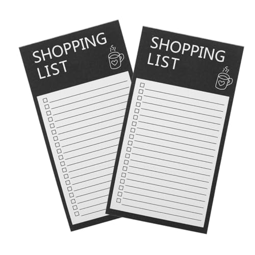 OFFSCH 2 Stück Magnetische Notizblöcke Kühlschrank mit Englischem Text Wiederverwendbar Magnetische Einkaufsliste Organizer Stilvoll Einzigartiges Design für To do listen und OFFSCH 2 Stück Magnetische Notizblöcke Kühlschrank mit Englischem Text Wiederverwendbar Magnetische Einkaufsliste Organizer Stilvoll Einzigartiges Design für To do listen und von OFFSCH