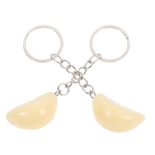 OFFSCH 2 Stück Miniatur Knoblauch Schlüsselanhänger Lustiger Süßer Lebensmittel Schlüsselanhänger Lebensechter Gefälschter Knoblauch Anhänger Für Lebensmittelfotografie OFFSCH 2 Stück Miniatur Knoblauch Schlüsselanhänger Lustiger Süßer Lebensmittel Schlüsselanhänger Lebensechter Gefälschter Knoblauch Anhänger Für Lebensmittelfotografie von OFFSCH