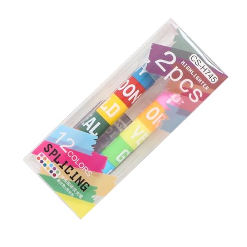 OFFSCH 2 Stück Praktische Marker Pens Runde Schreibkörper Fließendes Schreiben Keine Tintenleckage Vielseitig für Studium Büro Lehrer und Schüler Tragbar und Einfach zu Halten OFFSCH 2 Stück Praktische Marker Pens Runde Schreibkörper Fließendes Schreiben Keine Tintenleckage Vielseitig für Studium Büro Lehrer und Schüler Tragbar und Einfach zu Halten von OFFSCH