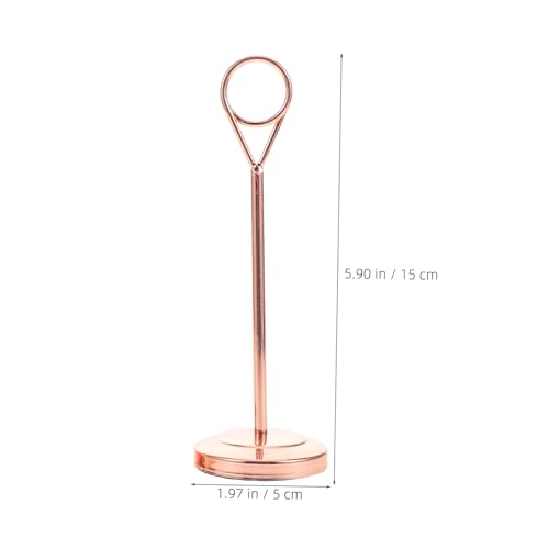 OFFSCH 2 Stück Tischkartenhalter mit Verstärktem Tropfen Design Stabile Memo und Fotoklammer Rostfrei und Korrosionsbeständig für Restaurant Hochzeit Hotel Rosa OFFSCH 2 Stück Tischkartenhalter mit Verstärktem Tropfen Design Stabile Memo und Fotoklammer Rostfrei und Korrosionsbeständig für Restaurant Hochzeit Hotel Rosa von OFFSCH