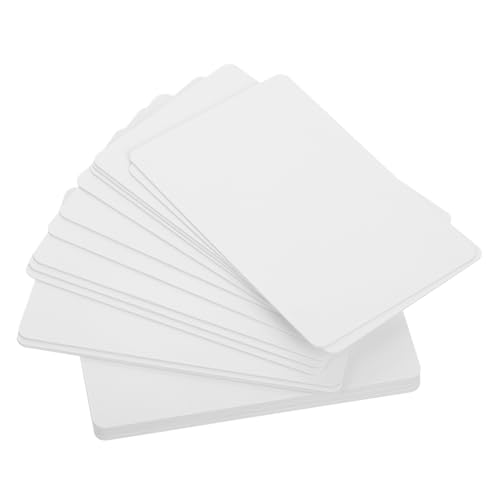 OFFSCH 20 Stück Bedruckbare Weiße Visitenkarten Blanko Studentenausweise Sublimations Ausweis Rohlinge Blanko Weiße Karten Sublimations Druckkarten Blanko Debitkarten Blanko von OFFSCH