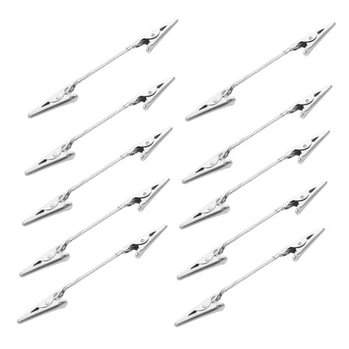 OFFSCH 20 Stück Doppelseitige Alligator-klammern Metall-draht-clips Multifunktionale Memo Fotohalter für Diy-projekte Schule Büro Platzsparend und Leicht zu Transportieren von OFFSCH