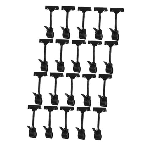 OFFSCH 20 Stück Teiliges Drehbare Preisschildhalter Clips aus Kunststoff Sicherer T-förmiger Sign Clip für Supermärkte Obststände Vielseitige Preisschilder Anzeige Langlebig und Praktisch von OFFSCH