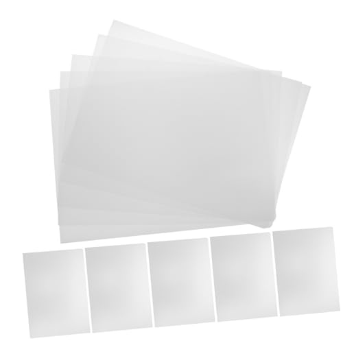 OFFSCH 20 Stück Teiliges Heat Transfer Film Pet folie für DIY Textilbedruckung Reißfest Weiche Oberfläche Einfache Anwendung Vielseitig für Individuelle Kleidungsdekoration und von OFFSCH