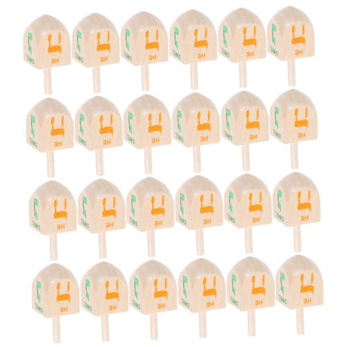 OFFSCH 20 Stück Teiliges Holz Dreidel Chanukka Traditionelle Handarbeit Drehkreisel für Erwachsene Chanukah Party Dekorationen Lernspielzeug Konzentrationsfördernd OFFSCH 20 Stück Teiliges Holz Dreidel Chanukka Traditionelle Handarbeit Drehkreisel für Erwachsene Chanukah Party Dekorationen Lernspielzeug Konzentrationsfördernd von OFFSCH
