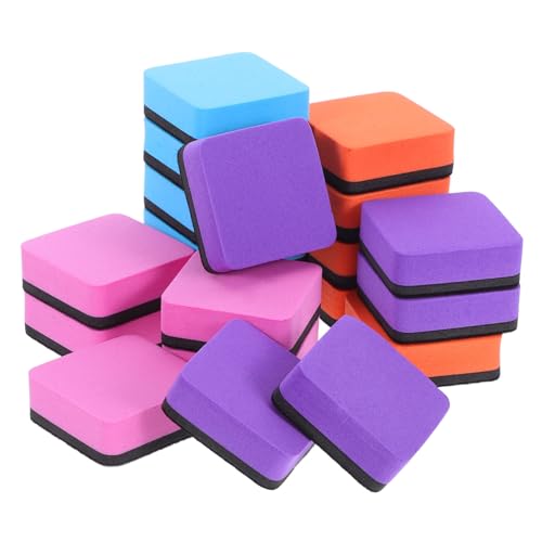 OFFSCH 20 Stück Teiliges Magnetische Whiteboard-eraser Kleine Quadratische Filz Eva-tafelreiniger Leichte Wiederverwendbare Whiteboard Glasboard-reiniger für Schule Lehrer und OFFSCH 20 Stück Teiliges Magnetische Whiteboard-eraser Kleine Quadratische Filz Eva-tafelreiniger Leichte Wiederverwendbare Whiteboard Glasboard-reiniger für Schule Lehrer und von OFFSCH