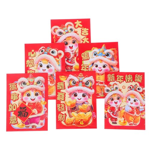 OFFSCH 20 Stück Teiliges Rote Umschläge Jahr Des Pferdes mit Kartondesign Chinesische Neujahrs Hongbao für Glattes Papier Traditionell für Frühlingsfest und Festlichkeiten Geeignet von OFFSCH