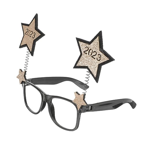 OFFSCH 2023 Feiertagsdekorationen Brillen Partygeschenke für das neue Jahr Silvester Neonbrille gefälscht faschingskostüme karnevalskostüme lustige Tanzbrille Cosplay-Brille Plastik Black OFFSCH 2023 Feiertagsdekorationen Brillen Partygeschenke für das neue Jahr Silvester Neonbrille gefälscht faschingskostüme karnevalskostüme lustige Tanzbrille Cosplay-Brille Plastik Black von OFFSCH