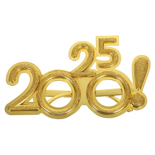 OFFSCH 2025 2025 Lustige Brille Für Silvesterbrille Silvesterparty Brille Neujahrsbrille Silvesterbrille 2025 Randlose Sonnenbrille Erwachsene Goldener PC OFFSCH 2025 2025 Lustige Brille Für Silvesterbrille Silvesterparty Brille Neujahrsbrille Silvesterbrille 2025 Randlose Sonnenbrille Erwachsene Goldener PC von OFFSCH