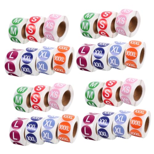OFFSCH 28 Rollen Größenaufkleber Etikettenaufkleber Tag Etikettenaufkleber Tabs Runde Aufkleber Runde Kleidungsaufkleber Etiketten Größenetiketten Für Kleidung OFFSCH 28 Rollen Größenaufkleber Etikettenaufkleber Tag Etikettenaufkleber Tabs Runde Aufkleber Runde Kleidungsaufkleber Etiketten Größenetiketten Für Kleidung von OFFSCH