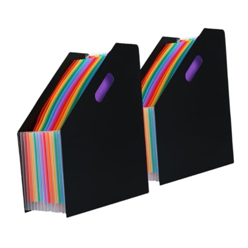 OFFSCH 2Stücke Ordner Erweiterbarer Datei Organizer mit Fächern und Langlebig für Büro und Zuhause zur Einfachen Dokumentenorganisation OFFSCH 2Stücke Ordner Erweiterbarer Datei Organizer mit Fächern und Langlebig für Büro und Zuhause zur Einfachen Dokumentenorganisation von OFFSCH