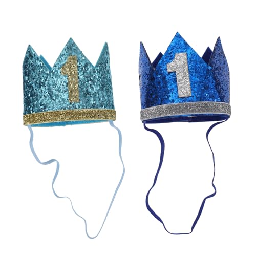 OFFSCH Einzigartige Baby-Krone zum 1. Geburtstag Foto-Requisite Partyhut Krone glitzernder Kopfschmuck für Neugeborene Babysachen OFFSCH Einzigartige Baby-Krone zum 1. Geburtstag Foto-Requisite Partyhut Krone glitzernder Kopfschmuck für Neugeborene Babysachen von OFFSCH