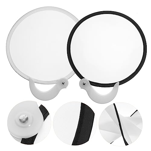 OFFSCH 2stücke Faltbare Handfächer Für Junge Mädchen Runder Handfächer Tragbarer Klappfächer Für Sommer Hochzeit Und Geburtstagsfeiern Diy-design Leicht Und Platzsparend OFFSCH 2stücke Faltbare Handfächer Für Junge Mädchen Runder Handfächer Tragbarer Klappfächer Für Sommer Hochzeit Und Geburtstagsfeiern Diy-design Leicht Und Platzsparend von OFFSCH