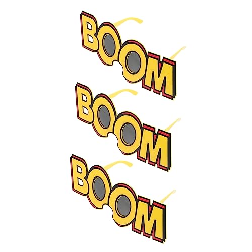 OFFSCH 3 Stück Brillendekoration Kreative Boom Stil Brille Lustige Brille Einzigartige Brille Cosplay Geburtstagsbrille Festival Party Brille Party Dekoration Einzigartige OFFSCH 3 Stück Brillendekoration Kreative Boom Stil Brille Lustige Brille Einzigartige Brille Cosplay Geburtstagsbrille Festival Party Brille Party Dekoration Einzigartige von OFFSCH