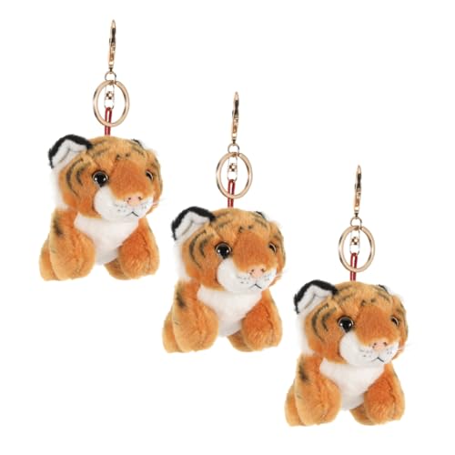 OFFSCH 3 Stück Plüsch Tiger Schlüsselanhänger Weiche Langlebige Tieranhänger Kawaii Dschungel Tier Rucksack Charms Leicht Farbecht als Partygeschenke für Taschen und Schlüssel OFFSCH 3 Stück Plüsch Tiger Schlüsselanhänger Weiche Langlebige Tieranhänger Kawaii Dschungel Tier Rucksack Charms Leicht Farbecht als Partygeschenke für Taschen und Schlüssel von OFFSCH