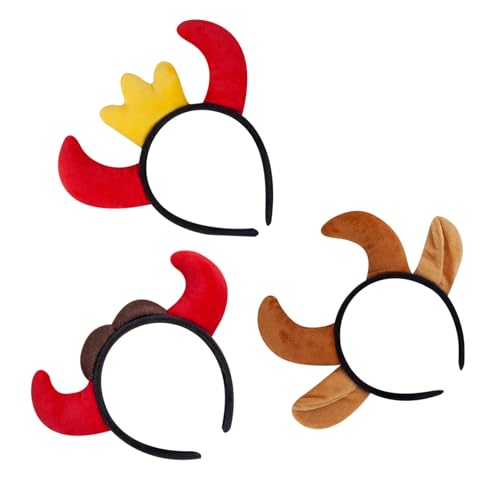 OFFSCH 3 Stück Teiliges Halloween Kuhhörner Stirnband mit Cartoon Design Realistische Ox Horn Haarreife Weiches Bequemes Material für Party Karneval und Kostümzubehör OFFSCH 3 Stück Teiliges Halloween Kuhhörner Stirnband mit Cartoon Design Realistische Ox Horn Haarreife Weiches Bequemes Material für Party Karneval und Kostümzubehör von OFFSCH