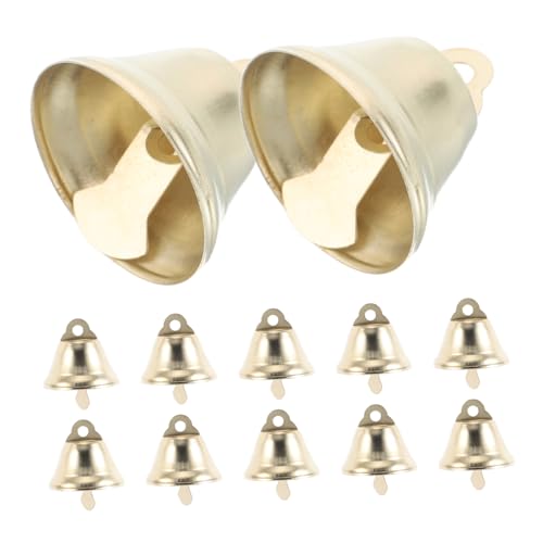 OFFSCH 30 Stück Kleine Goldfarbene Metallglocken Offene Trompetenform mit Klarem für DIY Bastelprojekte Windspiele und Festliche Dekorationen Innen und Außen OFFSCH 30 Stück Kleine Goldfarbene Metallglocken Offene Trompetenform mit Klarem für DIY Bastelprojekte Windspiele und Festliche Dekorationen Innen und Außen von OFFSCH