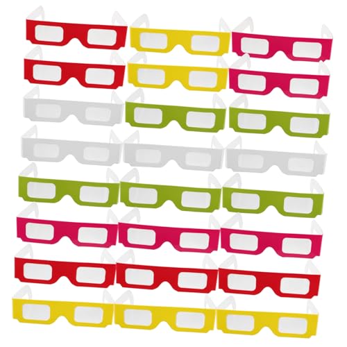 OFFSCH 30 Stück Teiliges Papierbrillen Bunte Feuerwerksgläser Leicht und Bequem Modisch für Klassenzimmerbelohnungen Party Musikfestivals und Outdoor Events OFFSCH 30 Stück Teiliges Papierbrillen Bunte Feuerwerksgläser Leicht und Bequem Modisch für Klassenzimmerbelohnungen Party Musikfestivals und Outdoor Events von OFFSCH
