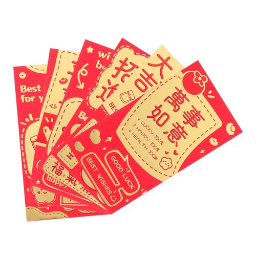 OFFSCH 30 Stück Teiliges Rote Umschläge Chinesisches Neujahrsfest Hochzeit Geburtstag Vielseitig Verwendbar Große Kapazität Zuverlässiges Papiermaterial Traditionelle Hong Bao von OFFSCH