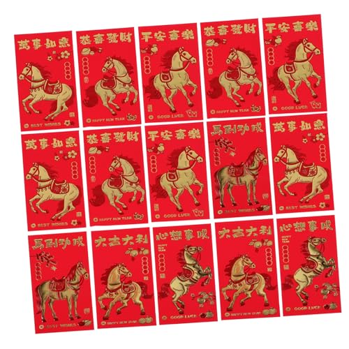 OFFSCH 30 Stück Teiliges Rote Umschläge Pferdejahr Chinesische Glücksgeldumschläge mit Geprägten Segenswörtern Vielseitige Hong Bao für Neujahr Hochzeit Frühlingsfest und Firmenfeiern OFFSCH 30 Stück Teiliges Rote Umschläge Pferdejahr Chinesische Glücksgeldumschläge mit Geprägten Segenswörtern Vielseitige Hong Bao für Neujahr Hochzeit Frühlingsfest und Firmenfeiern von OFFSCH