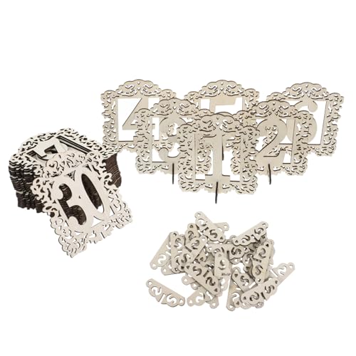 OFFSCH 30 Stück Teiliges Tischkartenset mit Nummern Lesbare Hochzeit Tischnummern Karten Stabile Aufsteller Vielseitige Tischdeko für Party und Festliche Anlässe OFFSCH 30 Stück Teiliges Tischkartenset mit Nummern Lesbare Hochzeit Tischnummern Karten Stabile Aufsteller Vielseitige Tischdeko für Party und Festliche Anlässe von OFFSCH