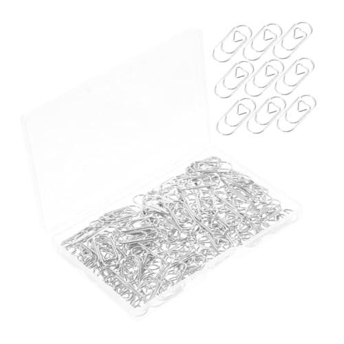 OFFSCH 300 Stück Mini Metall Büroklammern Silber Kreative Kleine Paper Clips für Büro Schule Scrapbooking Planer Dekorativ Robust Platzsparend Vielseitig Einsetzbar OFFSCH 300 Stück Mini Metall Büroklammern Silber Kreative Kleine Paper Clips für Büro Schule Scrapbooking Planer Dekorativ Robust Platzsparend Vielseitig Einsetzbar von OFFSCH