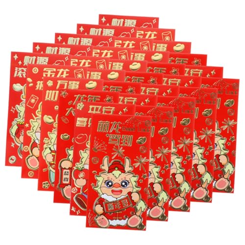 OFFSCH 36 Stück Teiliges Rote Umschläge Jahr Des Drachen Traditionelle Chinesische Geldtaschen Großformat Für Neujahr Hochzeit Geschenkumschläge Festliche Geldbeutel OFFSCH 36 Stück Teiliges Rote Umschläge Jahr Des Drachen Traditionelle Chinesische Geldtaschen Großformat Für Neujahr Hochzeit Geschenkumschläge Festliche Geldbeutel von OFFSCH