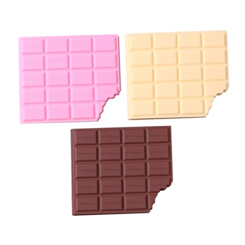 OFFSCH 3Stücke Kreative Schokoladen Notizblöcke Tragbares Mini Notizbuch Schokoladenform Lustiges Schulbriefpapier für Notizen und Nachrichten für Freunde OFFSCH 3Stücke Kreative Schokoladen Notizblöcke Tragbares Mini Notizbuch Schokoladenform Lustiges Schulbriefpapier für Notizen und Nachrichten für Freunde von OFFSCH