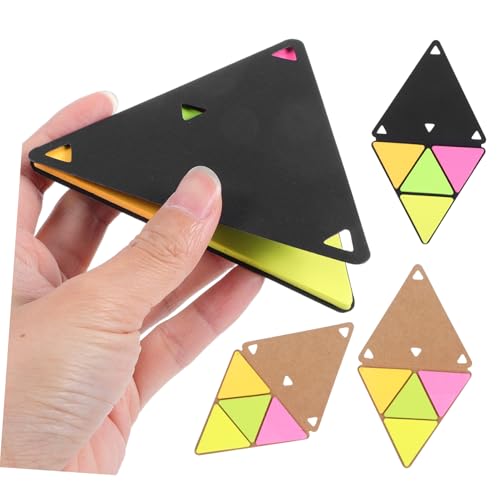 OFFSCH 4 Sätze Dreieckige Haftnotizen Stark Haftend Vielseitig Einsetzbar Tragbare Kleine Memo Pads für Büro Schule Zuhause Schwarz Naturfarben Markante Dokumentenmarkierung OFFSCH 4 Sätze Dreieckige Haftnotizen Stark Haftend Vielseitig Einsetzbar Tragbare Kleine Memo Pads für Büro Schule Zuhause Schwarz Naturfarben Markante Dokumentenmarkierung von OFFSCH