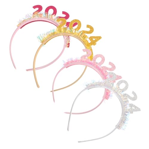 OFFSCH 4 Stück 2024 Neujahr Glitzer Stirnband Stirnbänder Für Frauen Stern Stirnband Silvester Stirnband Silvester Party Kopfschmuck Dickes Stirnband Happy Birthday Stirnband Mädchen OFFSCH 4 Stück 2024 Neujahr Glitzer Stirnband Stirnbänder Für Frauen Stern Stirnband Silvester Stirnband Silvester Party Kopfschmuck Dickes Stirnband Happy Birthday Stirnband Mädchen von OFFSCH