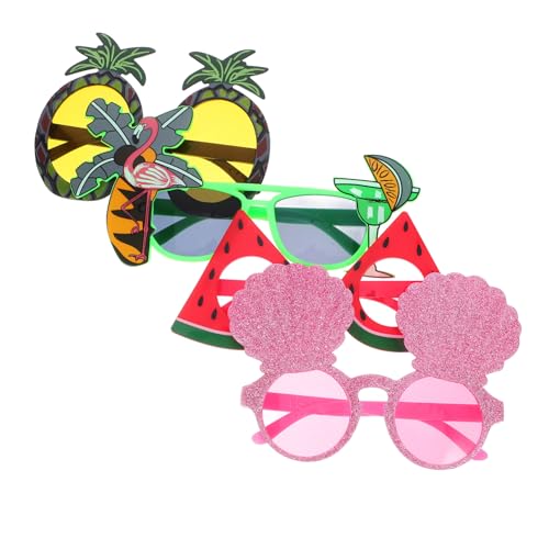OFFSCH 4 Stück Hawaii Partybrillen Lustige Leichte Sonnenbrillen mit Tropischem Design Robust und Bequem für Strand Geburtstag und Karneval Kreative Foto Requisiten OFFSCH 4 Stück Hawaii Partybrillen Lustige Leichte Sonnenbrillen mit Tropischem Design Robust und Bequem für Strand Geburtstag und Karneval Kreative Foto Requisiten von OFFSCH