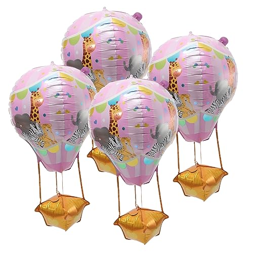 OFFSCH 4 Stück Heißluftballon wand polsterung hochzeitsdekoration wasserballon dekoration party luftballone Dekorative Luftballons für Ballons Partyballons Aluminiumfolie Rosa OFFSCH 4 Stück Heißluftballon wand polsterung hochzeitsdekoration wasserballon dekoration party luftballone Dekorative Luftballons für Ballons Partyballons Aluminiumfolie Rosa von OFFSCH
