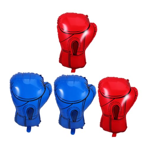 OFFSCH 4 Stück Teiliges Boxhandschuh Luftballons Elastisch Langlebig Rot und Blau Geburtstagsdekoration für Jungen Wrestling Party Zubehör Leicht Tragbar für Innen und Außenbereiche OFFSCH 4 Stück Teiliges Boxhandschuh Luftballons Elastisch Langlebig Rot und Blau Geburtstagsdekoration für Jungen Wrestling Party Zubehör Leicht Tragbar für Innen und Außenbereiche von OFFSCH