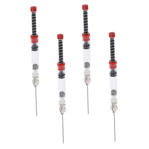 OFFSCH 4 Stück Teiliges Edelstahl Füllfederhalter Tintenfüllgerät Patronenadapter Rostfrei Leicht zu Reinigen Kompatibel mit Standard Feder zum Schnellen Befüllen und Spülen von Tinte OFFSCH 4 Stück Teiliges Edelstahl Füllfederhalter Tintenfüllgerät Patronenadapter Rostfrei Leicht zu Reinigen Kompatibel mit Standard Feder zum Schnellen Befüllen und Spülen von Tinte von OFFSCH